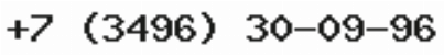 Телефон компании